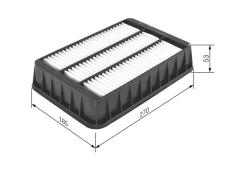 HAVA FİLTRESİ LANCER X 1.5-1.6-1.8 08 OUTLANDER 2 2.0 DI-D 07 CITROEN C-CROSSER 07