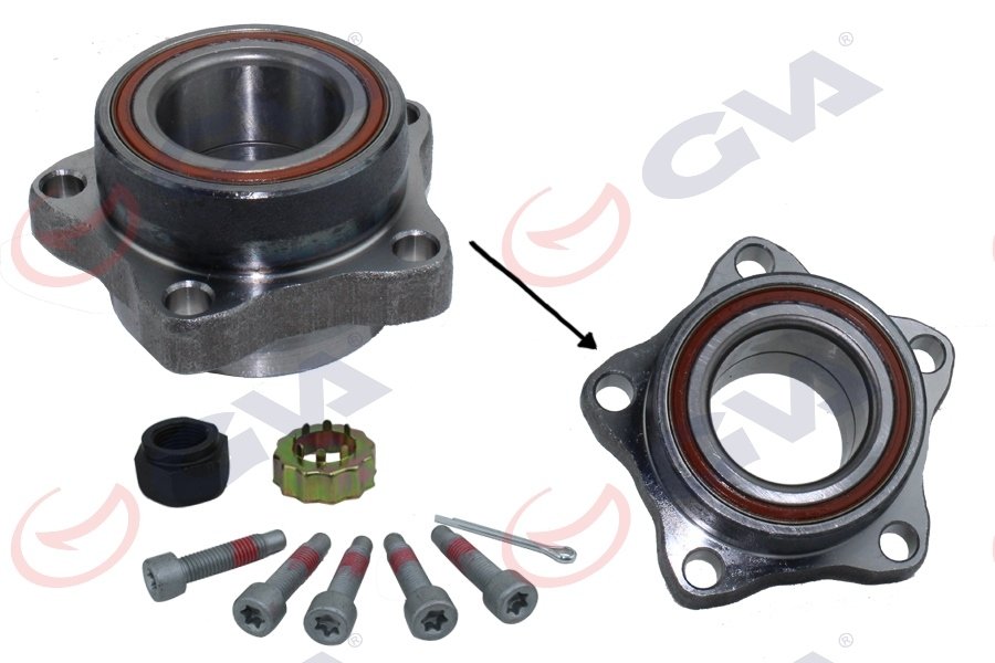 ÖN TEKER RULMANI ALÇAK TAVAN TRANSIT V347-V348 2.2 TDCI-2.4 TDCI 06 > 45x117x57 ABS SİZ 5 BİJON