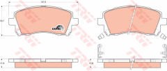 x ÖN BALATA SUBARU FORESTER 2.0-2.0T 97-02 -LEGACY 2 2.5I 4WD 96-99