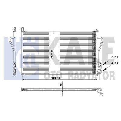 KLIMA RADYATORU FOCUS 2 1.4 16V 1.8TDCI 1.6 ZETEC S 16V 98 04