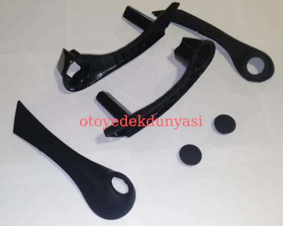 Megane 2 Kapı İç Kapı Kolu Kolçağı Takım Siyah Sağ-Sol 7701475316