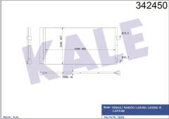 KLİMA KONDENSERİ LAGUNA COUPE-LAGUNA 3-GRANDTOUR-LATITUDE AL-AL