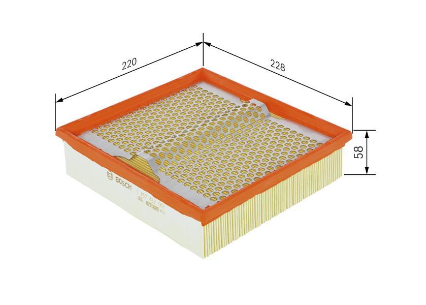 HAVA FİLTRESİ MERCEDES 190-SERİE W201 190 D 2.5 TURBO 122HP 02/88-08/93 C23148