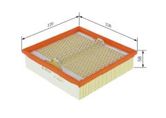 HAVA FİLTRESİ MERCEDES 190-SERİE W201 190 D 2.5 TURBO 122HP 02/88-08/93 C23148