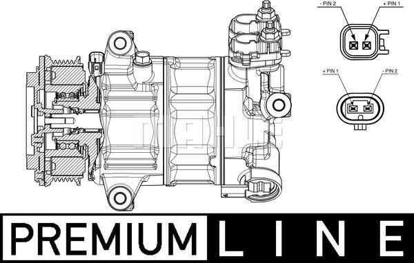 KLIMA KOMPRESORU FOCUS 4 17 KUGA 3 19 PUMA 19 1.5 ECOBLUE