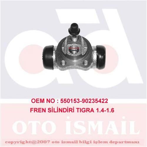 ARKA FREN SİLİNDİRİ SAĞ-SOL ASTRA F-G 92> VECTRA A-B 88> CORSA B-C 93> KADETT 84> ASCONA ABS SİZ