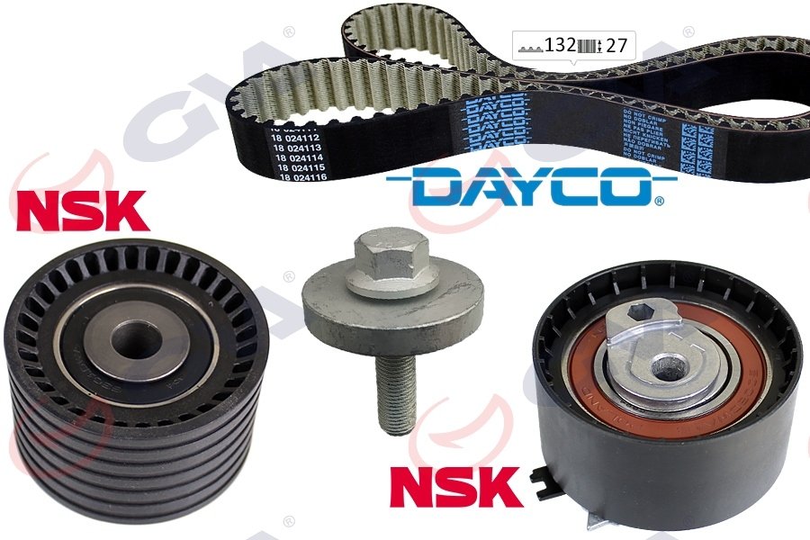 TRİGER SETİ DAYCO KAYIŞLI CLİO MEGANE 2 FLUENCE LAGUNA 1.4 1.6 16V