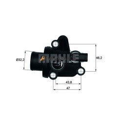 TERMOSTAT 87 C MERCEDES OM668 W168 W414