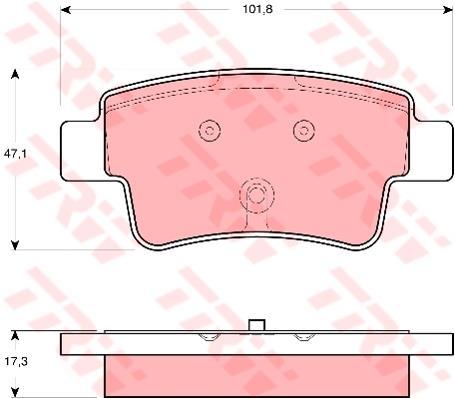 ARKA FREN BALATASI DİSK FREN OPEL CORSA D 06>14 GRANDE PUNTO 05>10