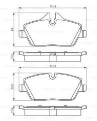 FREN BALATASI ON BMW E87 MINI R55 R56 R57 R58 F54