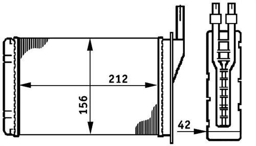 KALORİFER RADYATÖRÜ BRAZİNG R9-R11-EXP 188x157x32