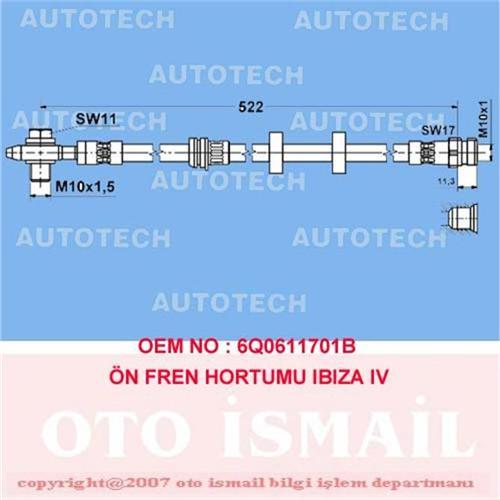 ÖN FREN HORTUMU IBIZA IV