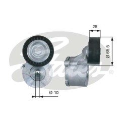 ALTERNATÖR GERGİ RULMANI KÜTÜKLÜ DOBLO-FIORINO-LINEA-NEMO-BIPPER-COMBO 1.3 DMultijet 10