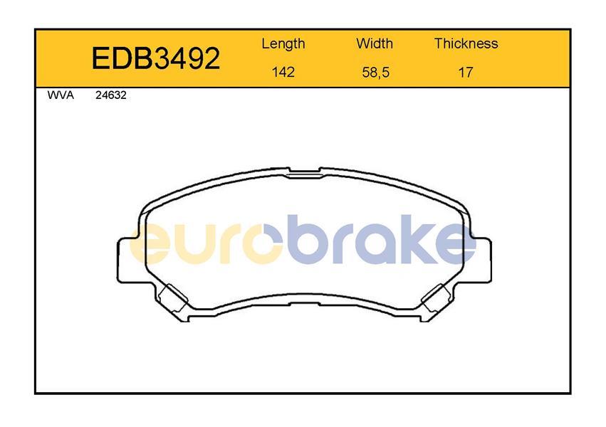 ÖN BALATA QASHQAI 1.5 DCİ-1.6-2.0-2.0 DCİ 07 XTRAIL 2.0-2.0 DCİ-2.5 07 KOLEOS 2.0 DCI 08 GDB3467-FDB4051-LP2031