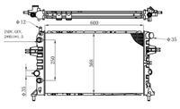 RADYATÖR BRAZING ASTRA G-ZAFIRA 1.4 16V-1.6 16V-1.8 16V-2.0 16V-2.2 16V AC KLİMASIZ MEK OTOM BR