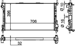 RADYATÖR BRAZİNG CONNECT 90 HP MEK 703x388x22