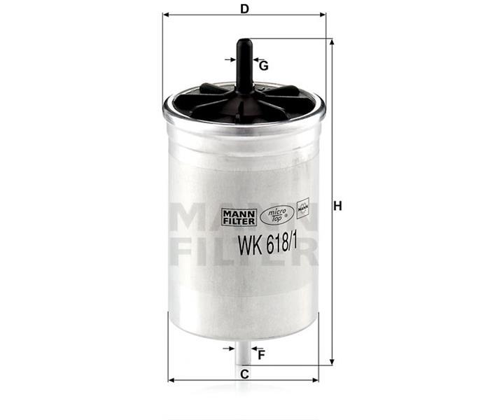 YAKIT FİLTRESİ R19 1.6 K7M LAGUNA 93 01 SAFRANE 2 96 00 1.8-2.0 16V-2.5 20V