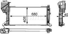 MOTOR SU RADYATORU MERCEDES SPRINTER B901 B904 96 06 KLIMALI