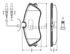 ÖN BALATA PARTNER-BERLINGO 07/96 > XSARA 04/97 > P306 05/93-05/01 FİŞLİ