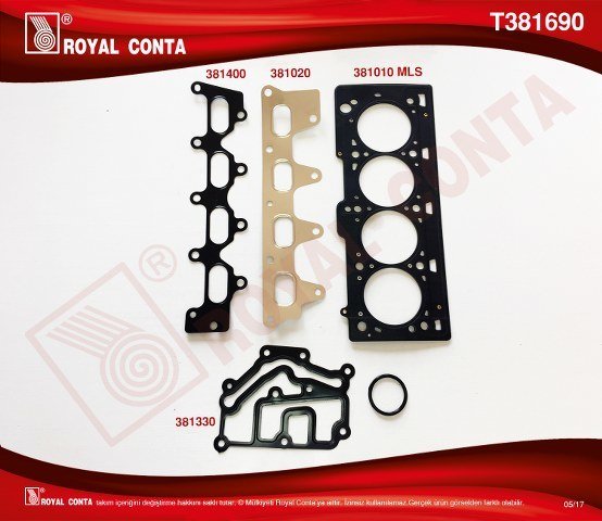 ÜST TAKIM CONTA LAGUNA-CLIO 1.4-1.6 16 5 K4J-K4M
