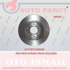 ÖN FREN DİSKİ DACIA PICKUP-SOLENZO 5 BİJON