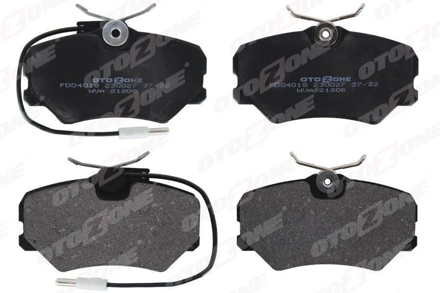 ÖN FREN BALATASI P306 2.0 S16 1993-97 -P405 1.6I 1.8I 2.0I 1.9 SRI-2.0 MI16 CITROEN ZX 2.0 FİŞLİ
