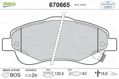 ÖN BALATA AVENSIS 1.8-2.0-2.0D-4D 2.4 03-08 COROLLA VERSO 1.6-1.8- 2.0 2.2D-4D 04-09