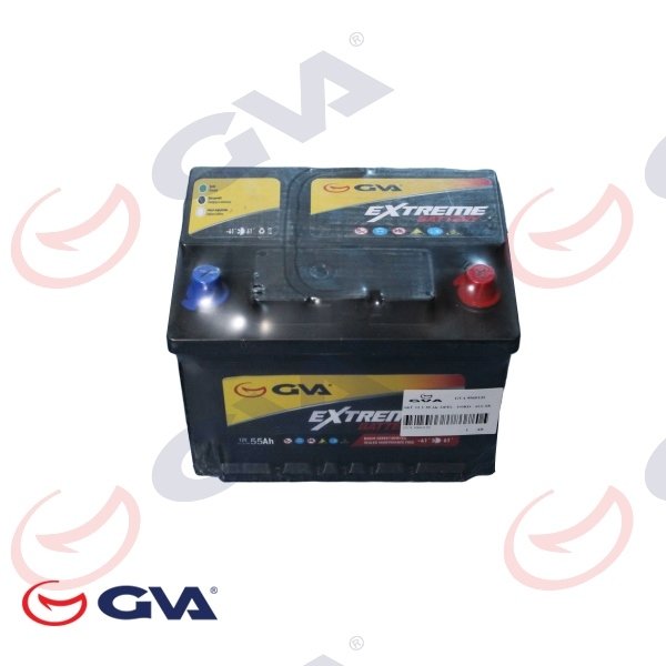 AKÜ 12 V 55 Ah. OPEL - FORD - ALÇAK TİP 242x175x175
