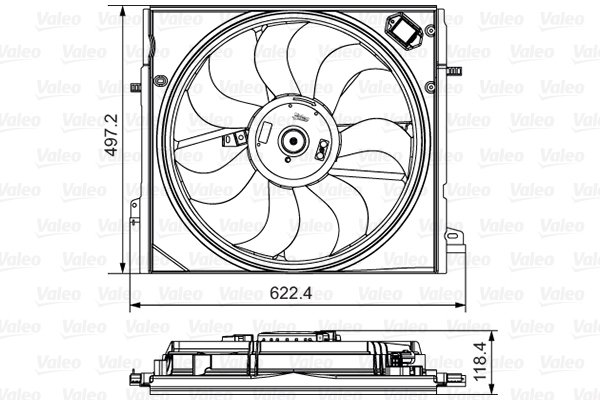 FAN MOTORU DAVLUMBAZ KADJAR-QUASHAI 2-1.5DCI-1.6DCI-1.6DCI 4x4 15