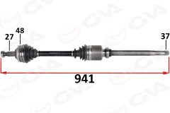 KOMPLE AKS SAG ON FIAT SCUDO 220P 1.9 TD 96-06 ABSLI