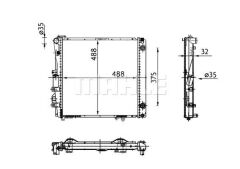 MOTOR SU RADYATORU MERCEDES S-CLASS M103 W126 85 91