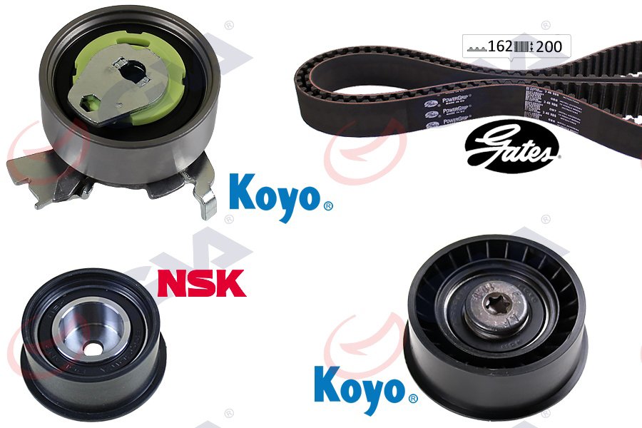EKSANTRİK GERGİ KİTİ 162x200 ASTRA G-CORSA C-VECTRA C-MERIVA A-ZAFIRA A 1.4-1.6-1.8 16V Z16XE-Z14XE 95518060-1629094-1606306-95516735