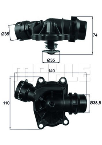 TERMOSTAT BMW M57 D25 D30 E53 E46 E39 E38 306D1 RANGE ROVER 3 VOGUE L322