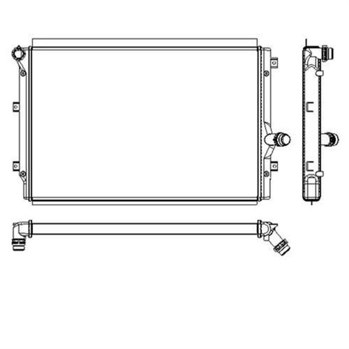 RADYATÖR GOLF 5-VI-JETTA 3-PASSAT-TOURAN 2.0TDI AC KLİMASIZ MEK OTOM 650x427x28 RA0010320