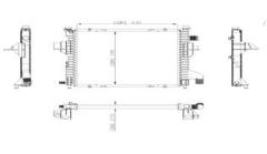RADYATÖR TWNG 96 1.2 ENJ 16V AC MEK OTOM 430x395x24 1 SIRA ALB SİSTEM