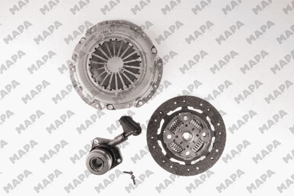 DEBRIYAJ SETI C-MAX 04 08 FOCUS 2 04 11 MONDEO 4 CA2 07 14 123PS BENZ. ECOSPORT 1.5TI 14 VOLVO C30 1.6 06 12 S40 2 1.6 05 12 V50 1.6 06 12 RULMANLI