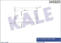 MOTOR SU RADYATORU TRANSIT V184 2.4TDCI 100PS 125PS 01 06 ONDEN CEKER KLIMASIZ