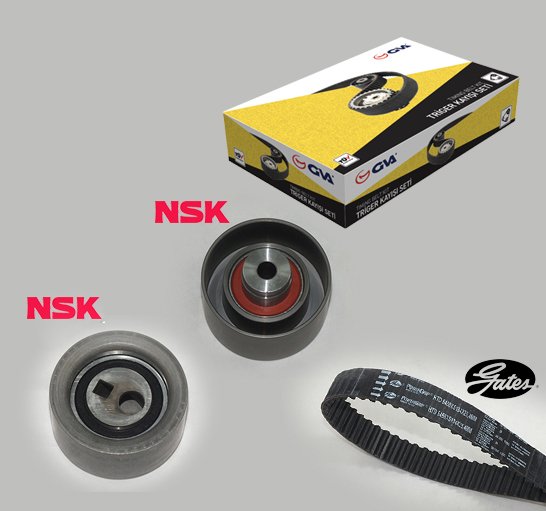 EKSANTRİK GERGİ KİTİ 134x254 P106 2 1.6 96- TU5J4 -SAXO 1.6 96-03 TU5JP4 K015458XS