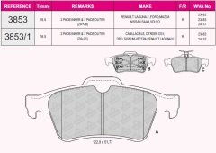 ARKA BALATA FOCUS 2 CMAX 03 CONNECT 02 LAGUNA 3 07 VECTRA C 02 C5 08 SIGNUM 03 93192623-1605200