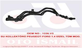 SU KOLLEKTÖR HORTUMU P307-308-407-207-206-1007-PARTNER-BERLING-C1-C2-C3-C3 2-XSARA-FORD TÜMÜ 1.4-1.
