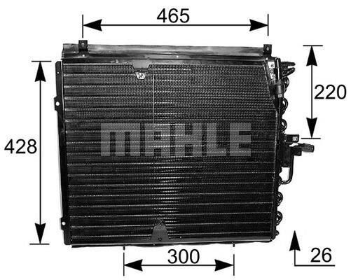 KLIMA RADYATORU MERCEDES W124 S124 C124