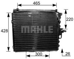 KLIMA RADYATORU MERCEDES W124 S124 C124