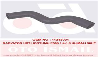 RADYATÖR ÜST HORTUMU P306 1.4-1.6 KLİMALI 90HP