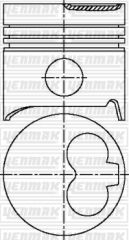 MOTOR PİSTON SEGMAN R9 DZL 1600 cc. 78.00 ÇAP STD