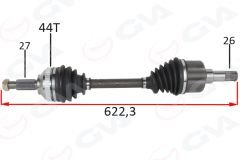 ÖN AKS KOMPLE SOL FORD MONDEO 1 -2 1.6- 1.8- 2.0 93>00 ABSLI
