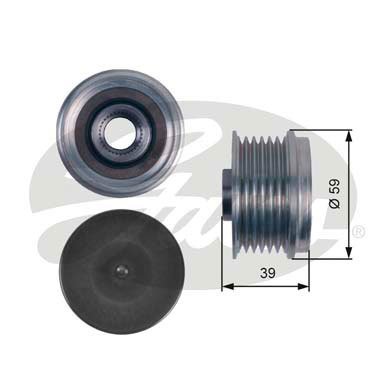 ALTERNATÖR KASNAĞI RULMANLI CADDY 4-GOLF 7-PASSAT 14 A3 12 A4 13-15 IBIZA 08-10 LEON 13 OCTAVIA