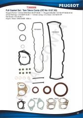 MOTOR TAKIM CONTA KEÇELİ LASTİKLİ PARTNER-BERLINGO-C15-JUMPY-XSARA 1.9 DW8