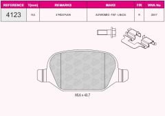 ARKA BALATA LINEA TÜM MODELLER ALFA 147 01 156 97-03 GT 03-10