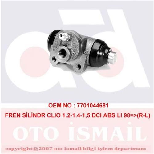 FREN SİLİNDİRİ LOGAN 1.4-1.6 16V-1.5DCI 04 > CLIO 2 1.2-1.4-1.6 16V-1.5DCI 98 > 17.78mm