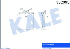 KALORİFER RADYATÖRÜ SUZUKI VITARA 1.6L SE416. 2.0L SV420. SV620 90-98 - ALEMİNYUM